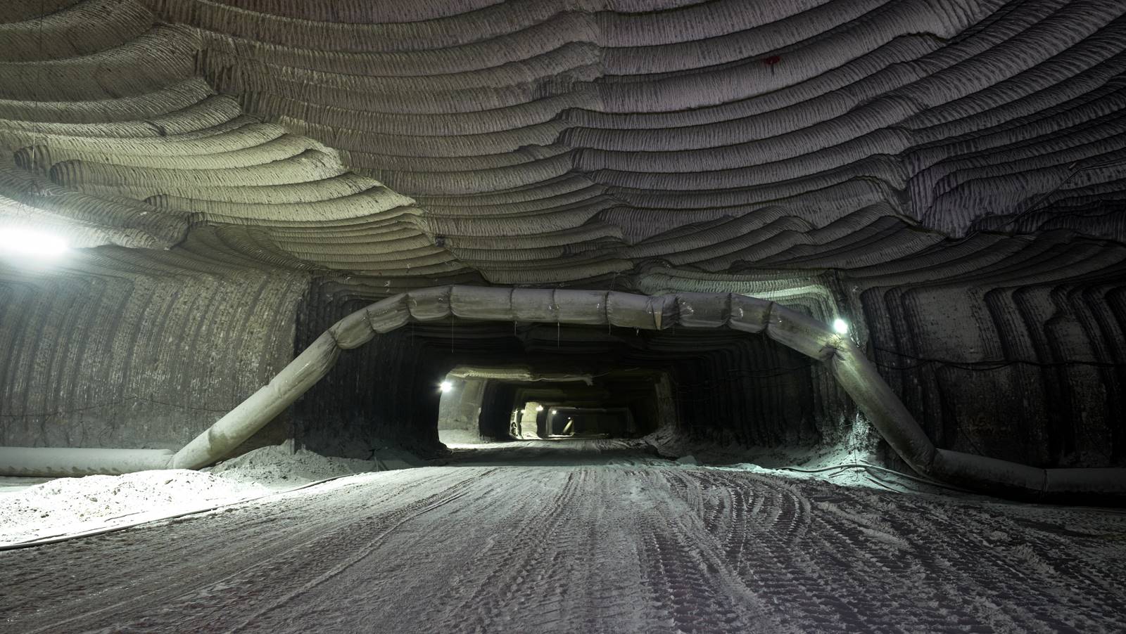 more than 70 kilometres underground tunnels